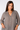 Silver Fil Dots Sheer Blouse - Size: L/XL