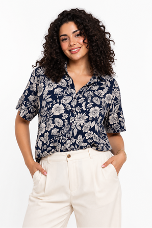 Cotton Hawaiian Aloha Shirt- Size: XL