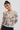 Colorful Floral Blouse in Viscose- Size: S/M