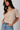 Lace Overlay Short Sleeve Top - Size: M