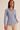 Pinstripe Cotton Shirt in Soft Blue - Size:S