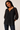 Black Studded Blouse in Sheer Fabric- Size: M
