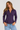 Sophisticated Look Blouse in Deep Purple- Size: M/L