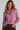 Cotton Shirt in Lustrous Pink- Size: S/M