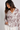 Marbled Print Collared Blouse - Size: M