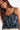 Floral Black Blue Cami Top - Size: S/M