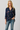 Floral Viscose Blouse in Navy Base - Size: M