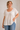 Linen Short Sleeve Top in Crisp White- Size: XXXL