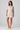 Lace Cutout Detail Dress in White - Size: M/L