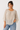 Sheer Blouse with Star Pattern - Size: L