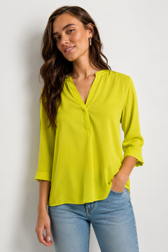 ♦︎ Lime Green Blouse - Size: S/M