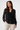 Lace-shoulder Panel Blouse - Size: M