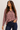 Satin-Effect Blouse in Purple Tones- Size:S (Fits: M/L )