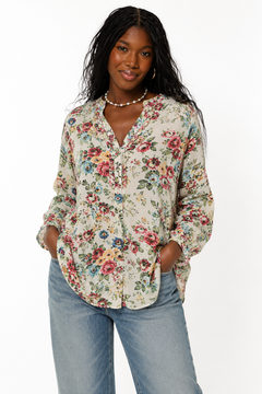 ♦︎ Cotton Collared Blouse - Size: L