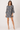 Blue Paisley Shift Dress in Viscose - Size: S/M