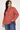 Floral Roll-sleeve Popover- Size: L/XL