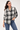 Plaid Cotton Shirt in Long Silhouette- Size: L