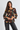 Botanical Print Blouse in Black Base - Size: S