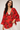 Tropical Leaf Print Cover-up -Size: S
