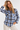 Blue Plaid Shirt in 100% Cotton- Size: S