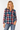 Drawstring Waist Flannel Shirt - Size: XS