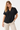Oversized Tunic/ Blouse in Black- Size: XL