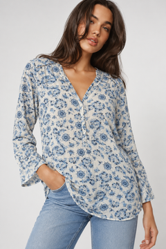 Oversized Viscose Blouse - Size: S/M