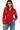 Vibrant Red Shirt in Cotton- Size: XS
