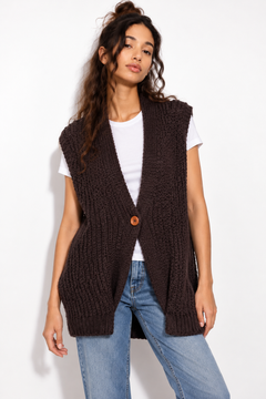 ♦︎ Chunky Knit Cardigan - Size: M/L