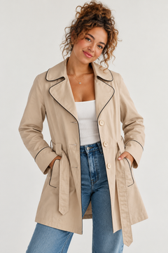 ♦︎ Cotton Trench Coat - Size:L/XL