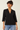 V-neck Blouse in Classic Black- Size: M/L