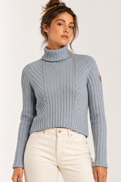 Chunky Merino Blend Turtleneck - Size: XS/S
