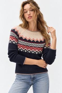 Fair Isle Knit Sweater - Size: S