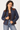Diamond Suede-Trim Jacket- Size: L