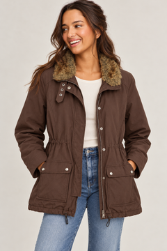 Weather-resistant Parka Jacket - Size: S