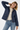 Quilted Hooded Jacket with Floral Lining - Size: S/M