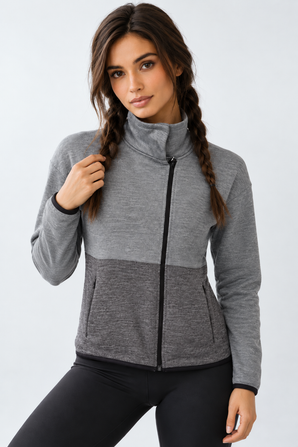 Asymmetric Champion Athletic Jacket - Size: S