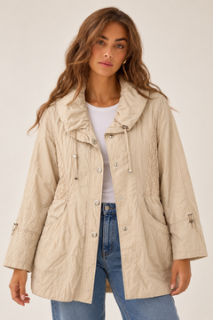 ♦︎ Drawstring Lightweight Coat - Size: L