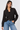 Semi-Sheer Square Pattern Blouse - Size: M/L
