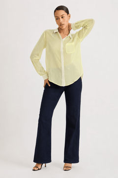 ♦︎ Sheer Lime Blouse - Size: L