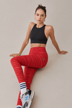 Textured Stripe Adidas Performance Leggings - Size: XXL