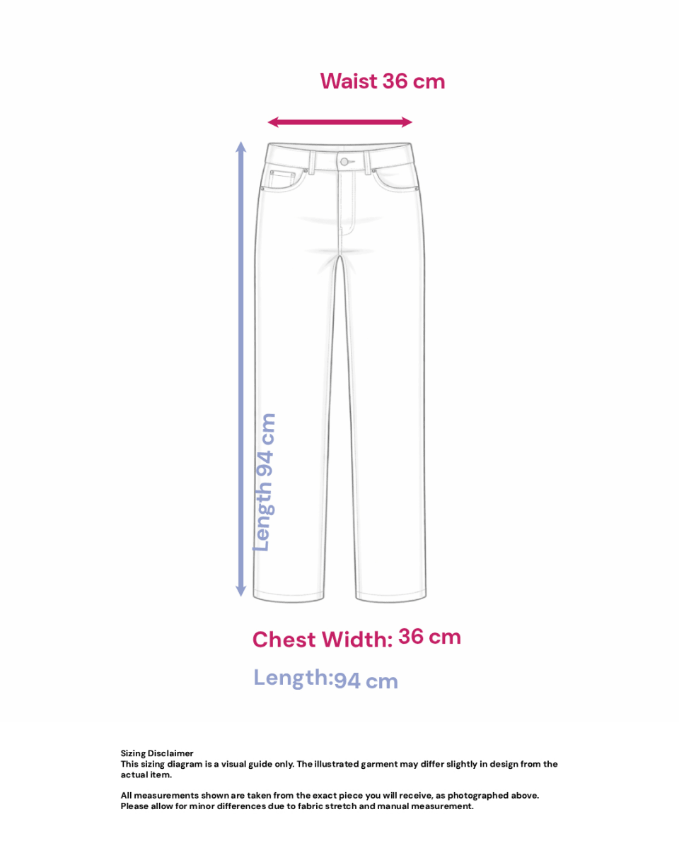 Hight Waist Pleated Trousers - Size: XS/S — measurements