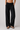 Black Shirred Pull-On Pants - Size: L