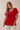 Red Textured Pattern Top - Size: XL