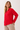 Sequin Embroidered Blouse in Rich Red- Size: XXL
