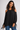 Cold-shoulder Blouse in Black- Size: S/M