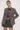 Classic Wool Silk Blazer in Black and White Tones- Size: M
