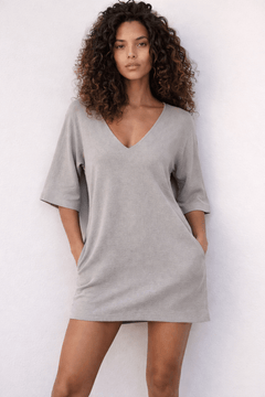 Cos Simple V-neck Mini dress- Size: S/M