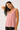 Crossover Back Top in Rose- Size: L/XL