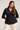 Ruched Pinstripe Blouse - Size: XL
